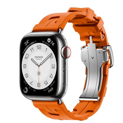 apple watch Hermes silver case